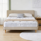 Matras Hybrid Minimalis Scandinavian Edition - Putih Bersih & Sejuk