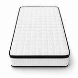 White honeycomb-quilted fabric, black and white three-sided pocket spring mattress